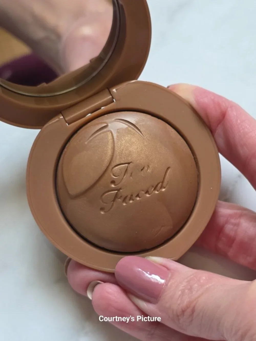 Too Faced Bronzed Peach TOASTED PEACH Melting Powder Bronzer